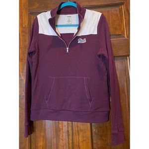 PINK Quarter-Zip Sweatshirt